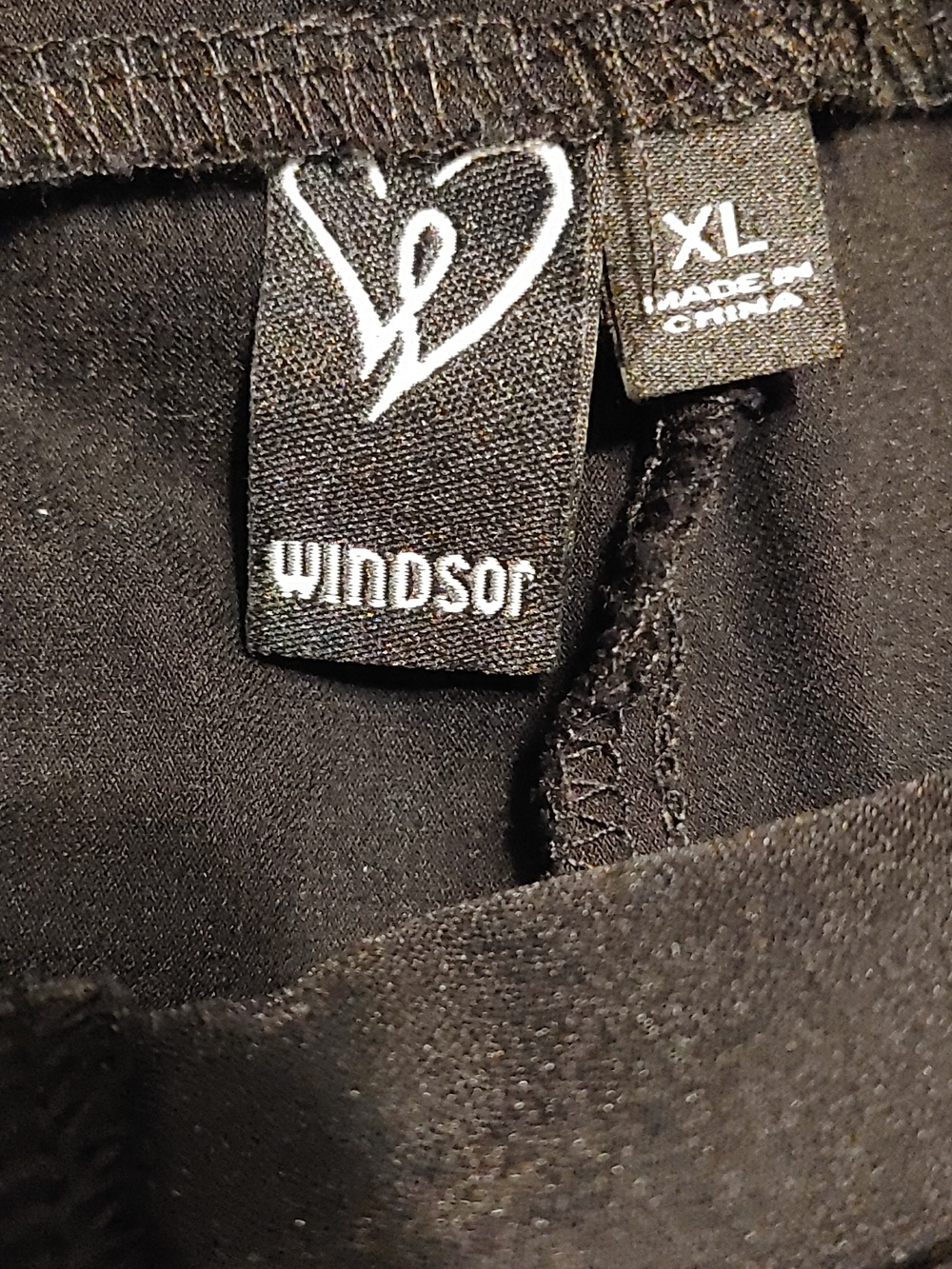 Windsor Black Women's Dress Pant Fits Sz 8-10 Gathered At Top Hem High Fit Waist - Picture 2 of 7